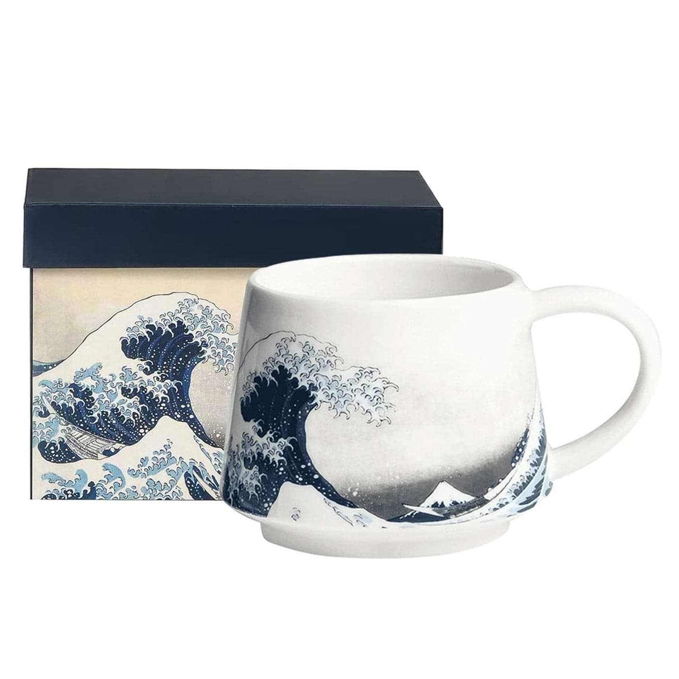 Topadorn Ceramic Mug Porcelain Coffee Cup12 oz The Great Wave