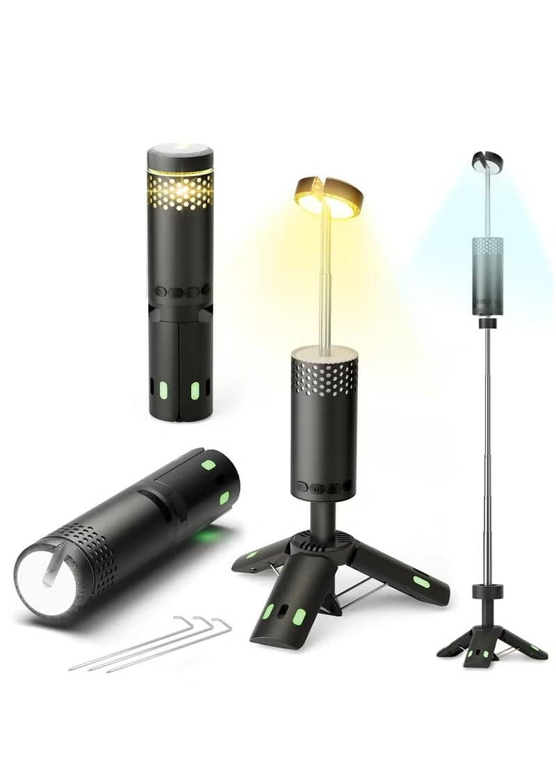 Portable Camping Lantern, 10000Mah Rechargeable Camping Light, with Bright LED, for Outdoor Emergency Outages Hiking