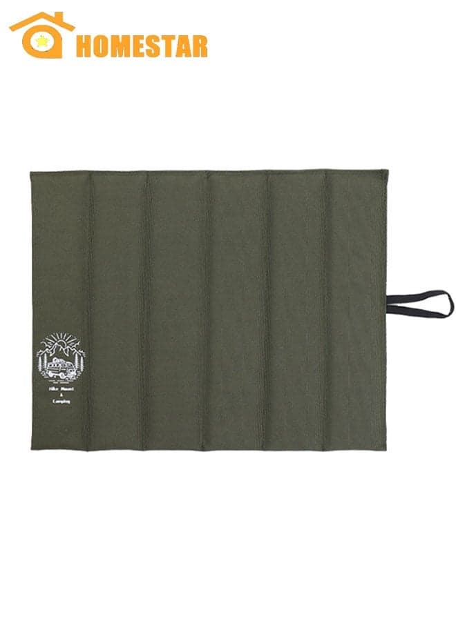Folding Sit Mat, Thermally Insulated, Waterproof, Moistureproof, Portable Seat Pad, Lightweight Sitting Cushion for Outdoor, Camping, Park, Picnic, Hiking, Fishing, Beach, Playground, Olive Green