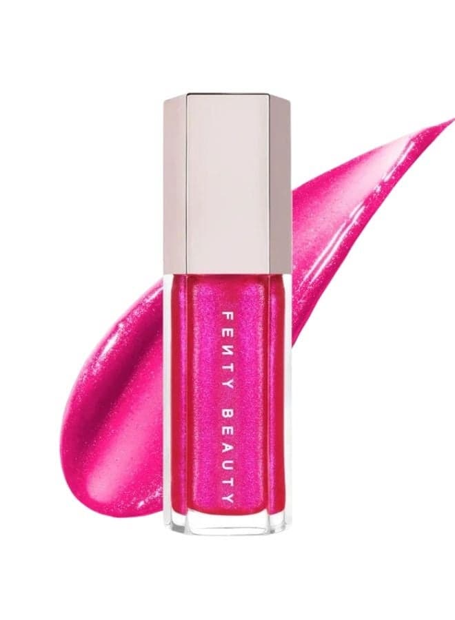 Fenty Beauty by Rihanna Gloss Bomb Lip Luminizer – Wattabrat Collection WATTAB!*%# - 3D Electric Fuchsia Shimmer Lip Gloss, High-Shine Non-Sticky Finish, Hydrating Formula, 0.3 oz/9 mL