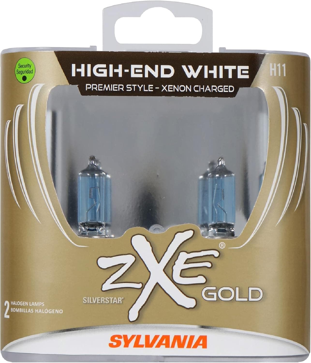 SYLVANIA H11 SilverStar zXe GOLD Halogen Headlight Bulbs