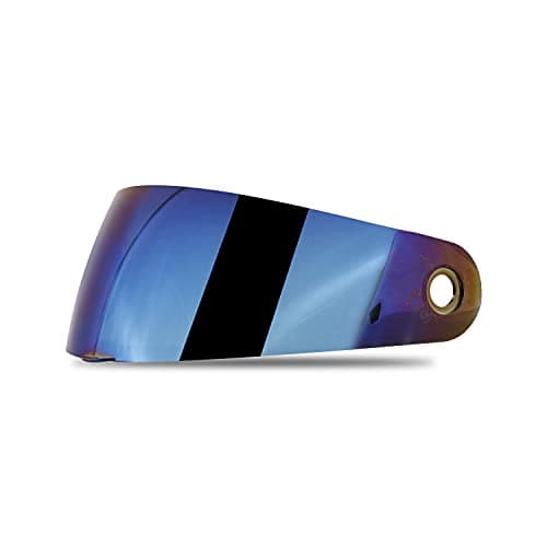 Steelbird SB-34 Helmet Visor Compatible for All SB-34 Model Helmets (Chrome Blue Visor)