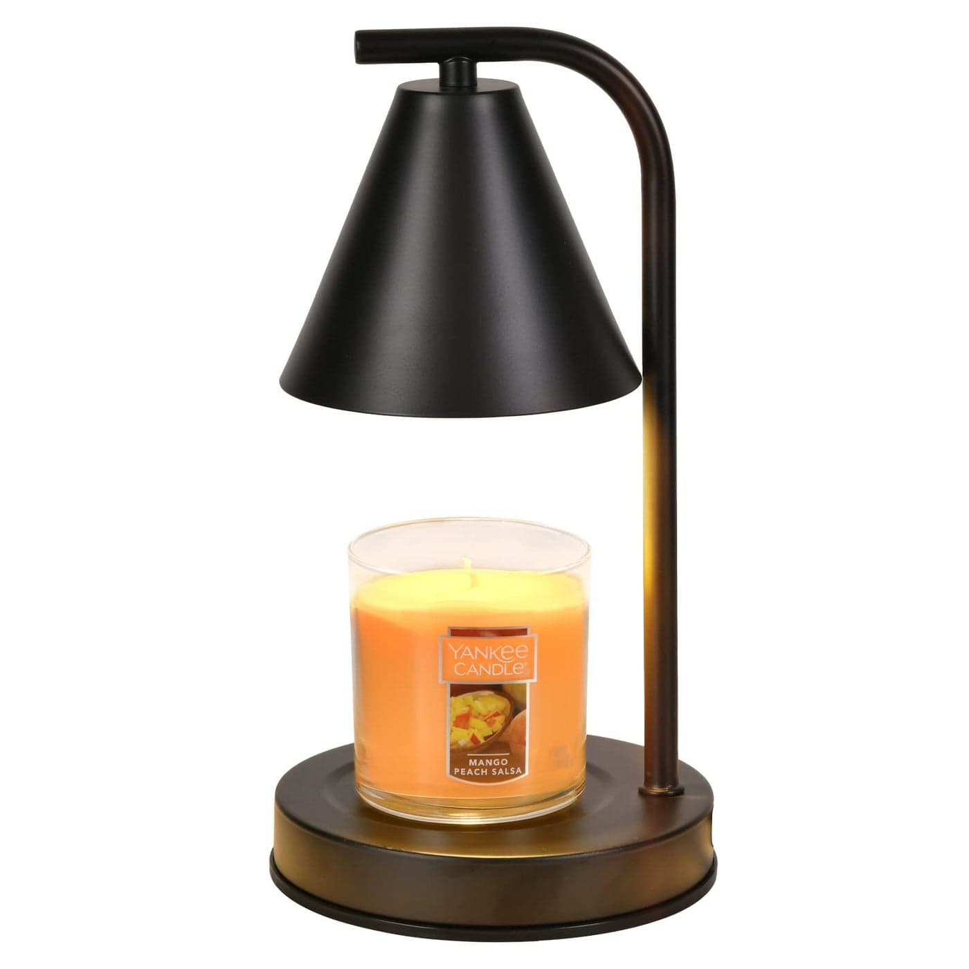 Candle Warmer Lamp Electric Candle Lamp Warmer Gifts for Mom Women House Warming Gifts New Home Bedroom Decor Dimmable Wax Melt Warmer for Scented Wax with 2 Bulbs Jar Candles Black