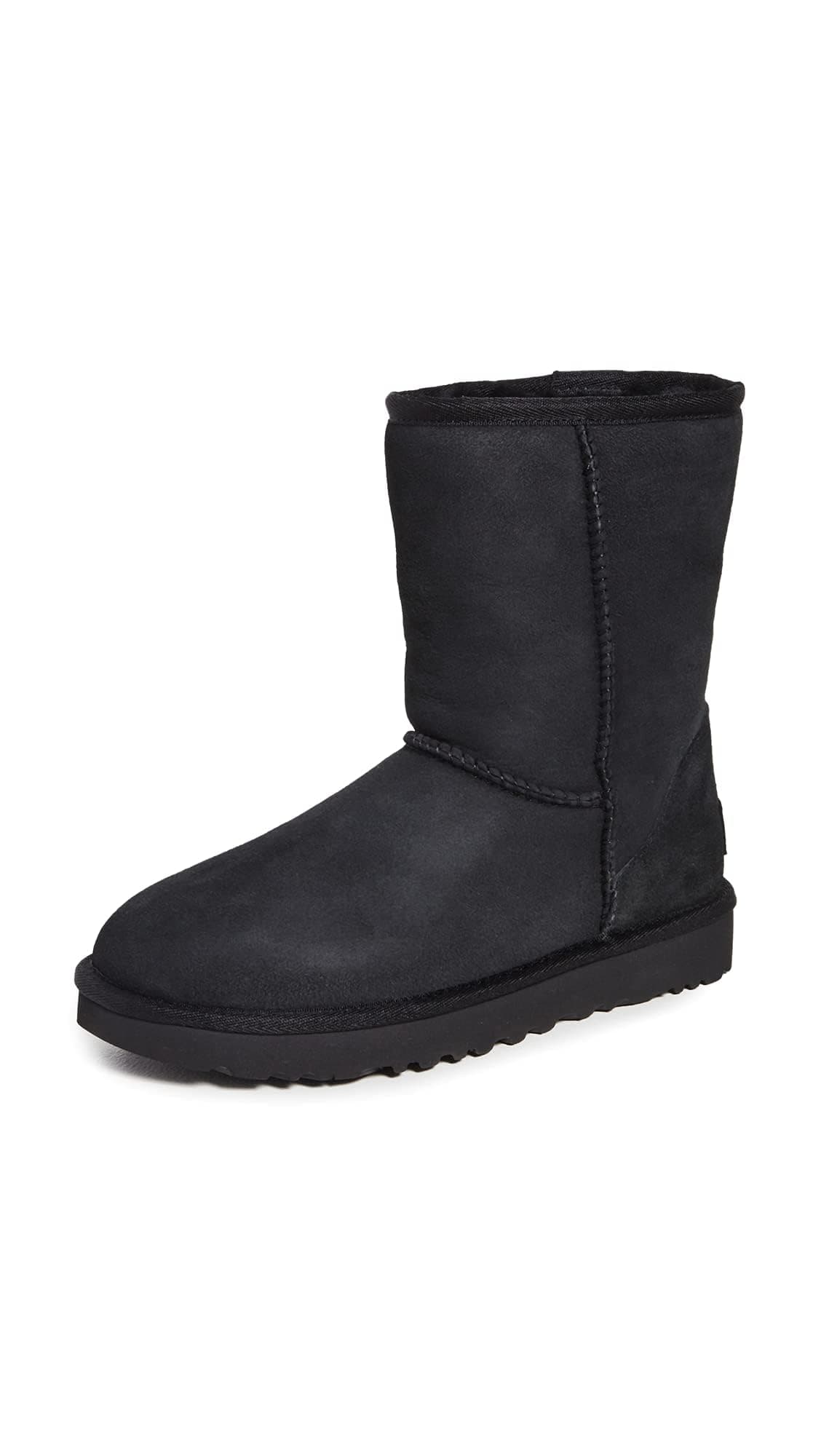 UGG Women's Classic Short Ii Boot, Black, 11