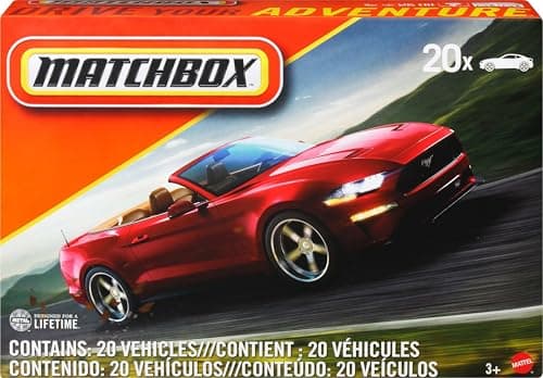 Matchbox Cars 164 Scale Toy Cars Buses and Trucks for Kids and Collectors Set of 20 Styles May Vary