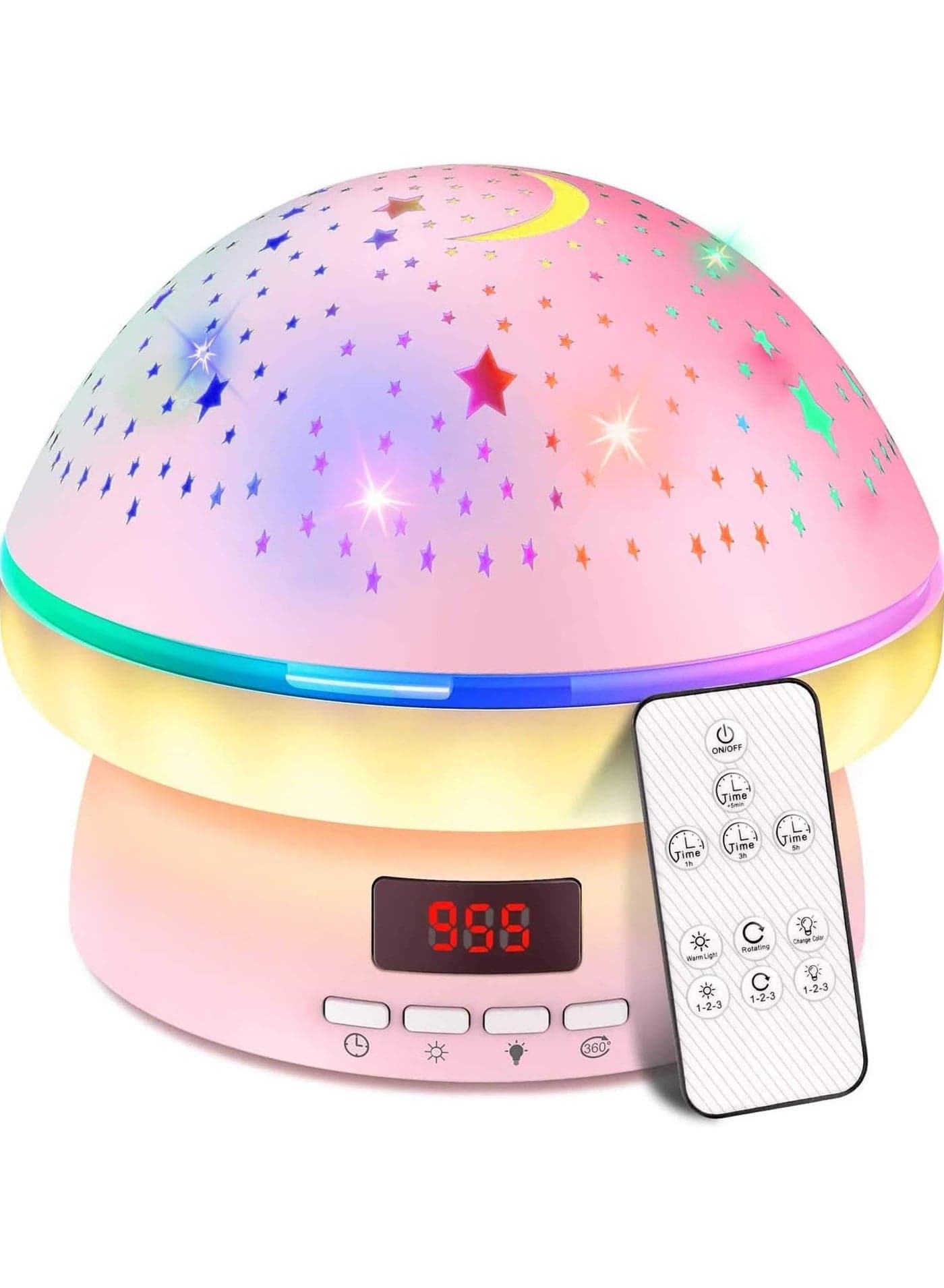 Toys 3-8 years old girl boy, timer rotating star night light projector children blinking light, teenage toddler baby girl boy gift