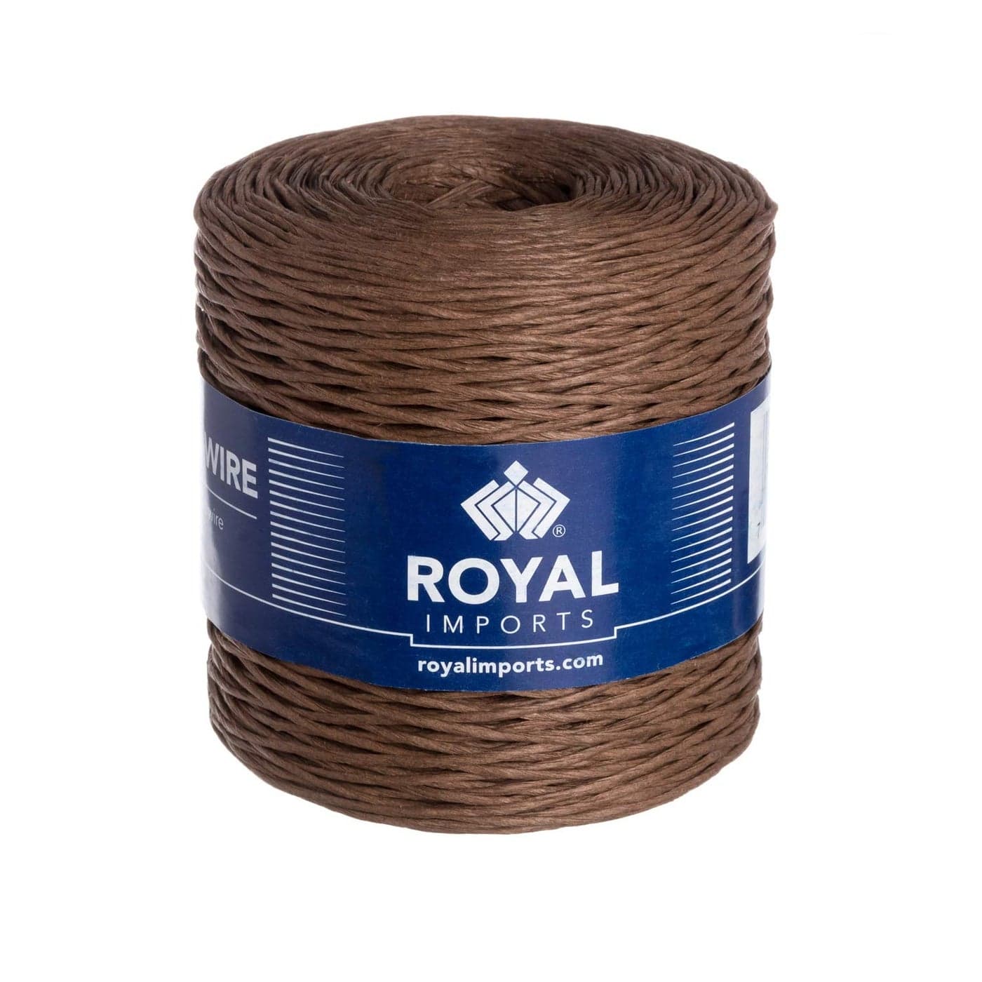Royal Imports Bind Wire Twine Paper Wire for Bouquets Garland Vine Wreath Making Jewelry Beading Supplies Floral Wrapping Twist Tie String Art Craft Projects 26 Gauge 673 Ft Brown