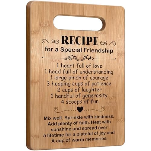 Friendship Gifts for Women Friends Birthday, Bff Gifts, Bestie Gifts for Women, Best Friend Cutting Board Gifts, Inspirational Gifts for Female Friends