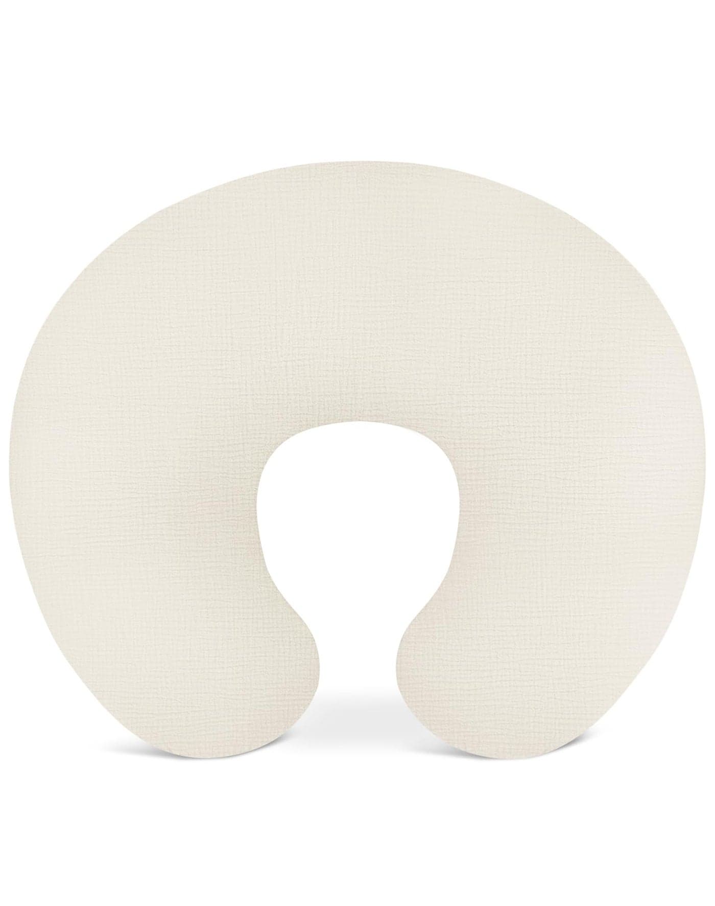 Wimist Nursing Pillow Covers, Muslin Nursing Cover for Breastfeeding Pillows, Comfortable for Baby Girls and Boys (Pale Yellow)