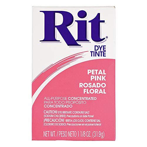 All Purpose Concentrated Rit Dye Powder Single Pack for Clothing Dcor and Crafts Petal Pink