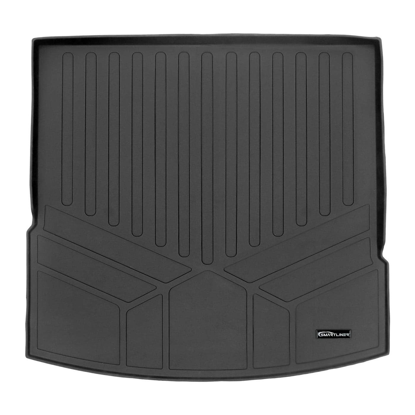SMARTLINER Custom Cargo Liner Behind 2nd Row Floor Mat Compatible with 20202025 Volkswagen Atlas Cross Sport