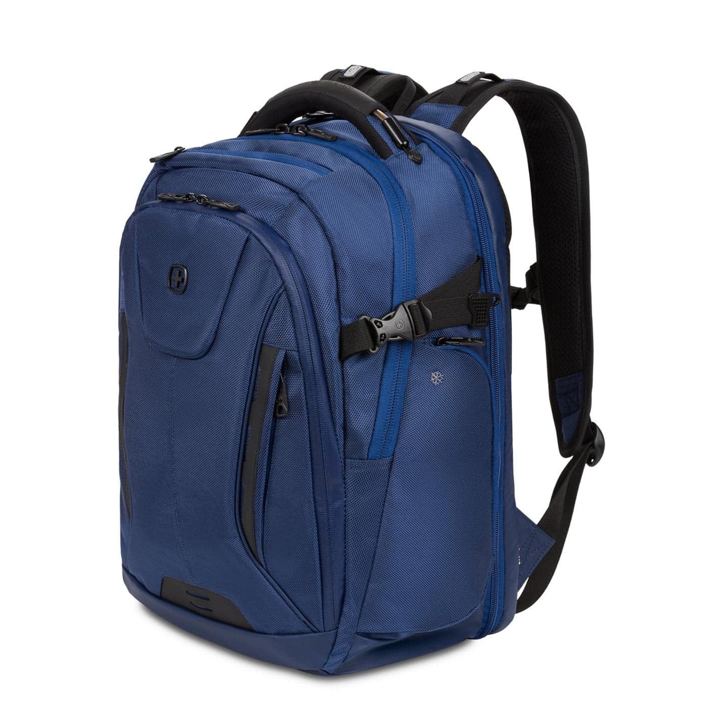 SwissGear ScanSmart Laptop Bag, Navy Ballistic, Fits 15-Inch Notebook