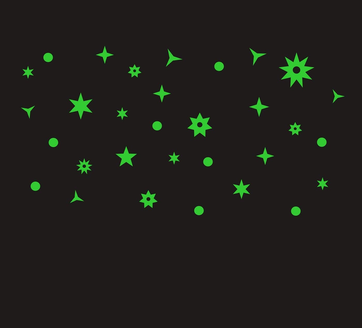 Monk wish Glow in The Dark Galaxy of Stars Radium Stickers