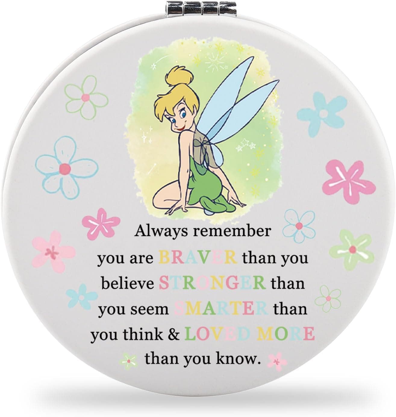 SEIRAA Tinkerbell Pocket Mirror Fairy Pixie Gifts Tinkerbell Compact Mirror Tinkerbell Gifts for Women Tinkerbell Merchandise (Spirit Princess)