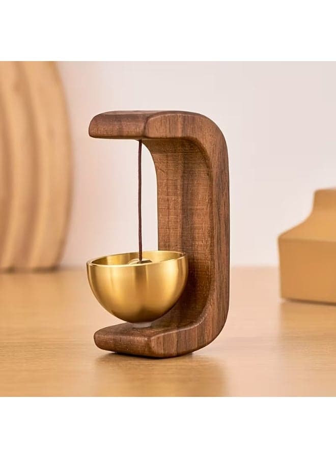 An Elegant Doorbell, a Magnetic Shopkeeper Bell, a Wooden Doorbell Wind Chime Suitable for Refrigerators, Rooms, Porches, Gardens, Backyards, Restaurants, And Home Gardens, Perfect As a Housewarming Gift.