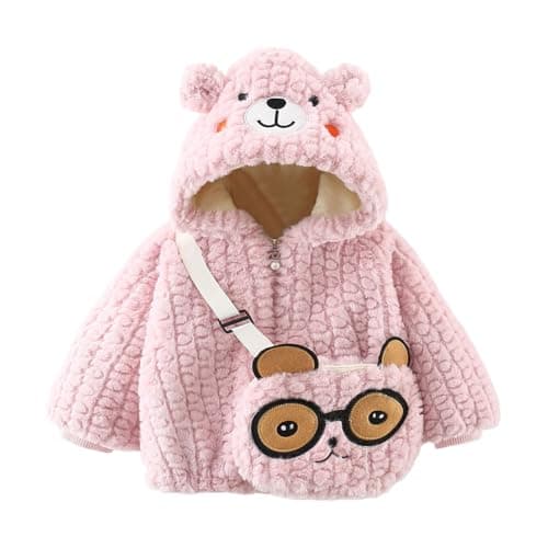 Hopscotch Girls Polyester Waist Length Jackets In Pink Color For Ages (3-4 Years)