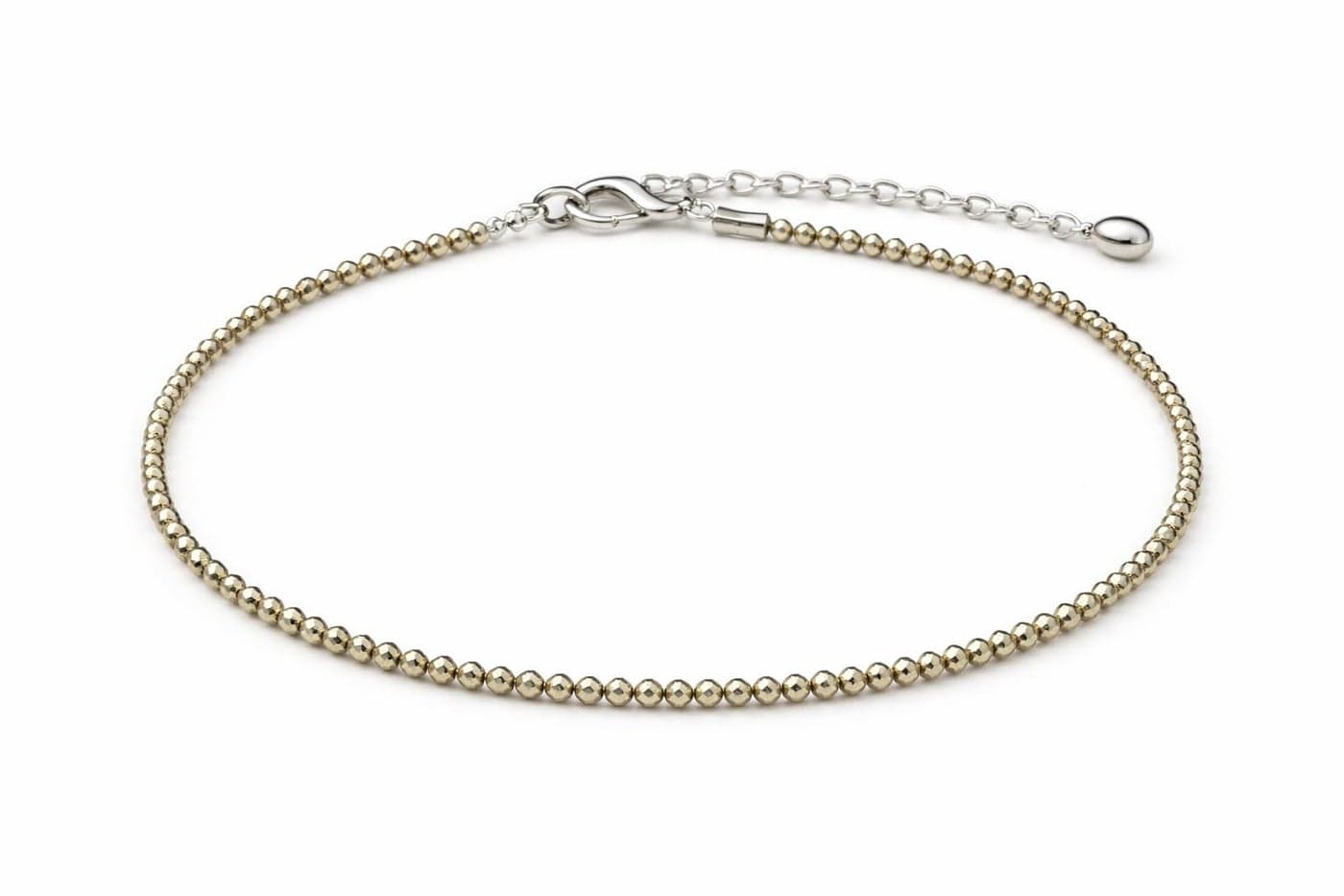 Japam Dhanashree Raw Pyrite Anklet – Handcrafted Spiritual Jewellery Inspired by Goddess Lakshmi | Symbol of Prosperity, Strength & Grace