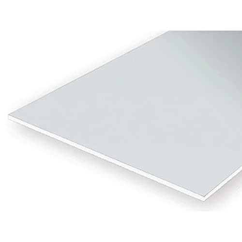 evergreen 3 x Clear Polystyrene Sheet 150mm x 300mm x 0.13mm 9005