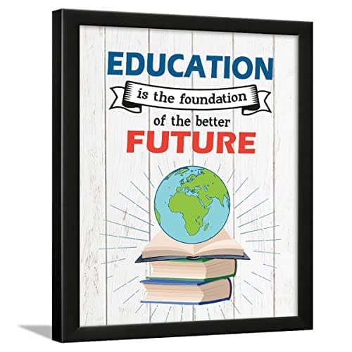 Chaka Chaundh - Educational Quotes Wall Frames - Educational Quote Frames - School & institute wall decoration - College wall decor - wall hanging for school - (13.6 X 10.6 Inches)