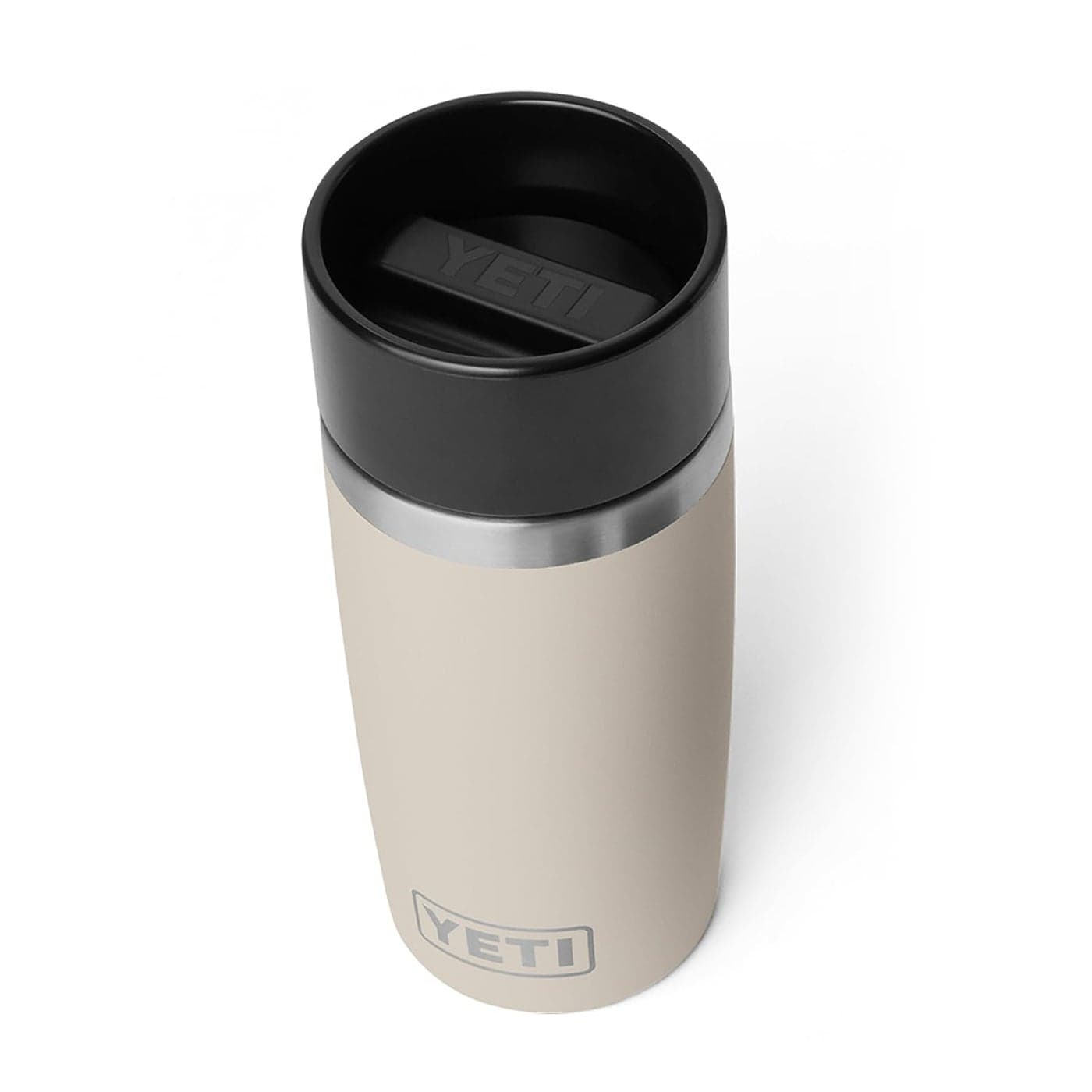YETI Rambler 12 oz Travel Bottle Stainless Steel Vacuum Insulated with Leakproof Commuter Cap Cape Taupe