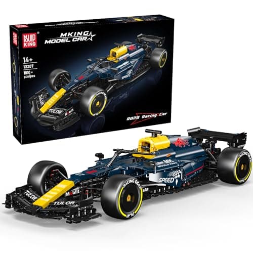 Mould King 13207 Race Car Model Toys MOC Bricks Collectible Sportscar Building Blocks Racing Car Building Kits for Adult Static Version 1810 Pieces