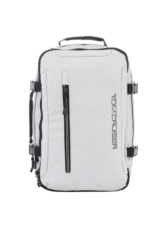 Tom Cruiser Grand Tour Slim Travel Backpack - 15L, 39 cm, Multi-Pocket Organizer for Laptop & Essentials, 2-Year Warranty - Light Grey