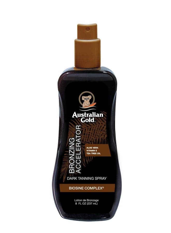 Dark Tanning Accelerator Spray Gel With Bronzer 237 Ml
