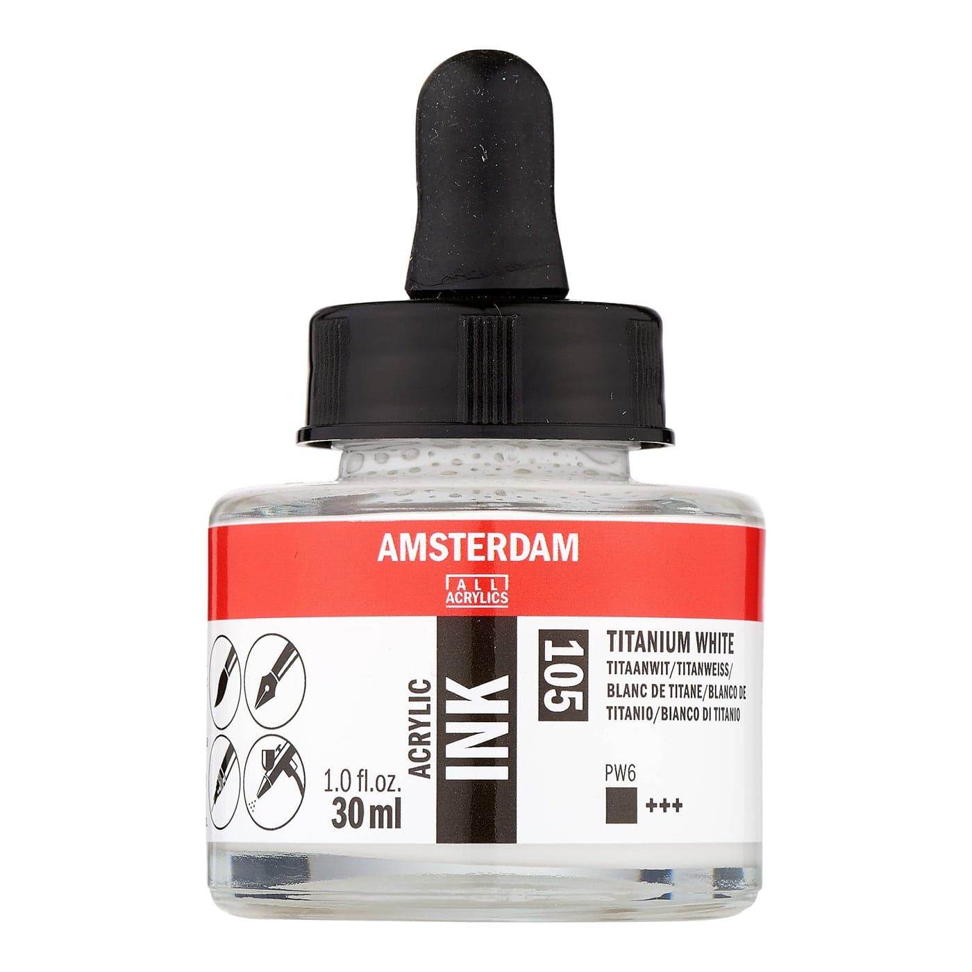 Amsterdam ACRYLC Ink TITNWhite Titanium White One Size