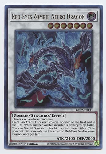 RedEyes Zombie Necro Dragon GFP2EN133 Ultra Rare 1st Edition