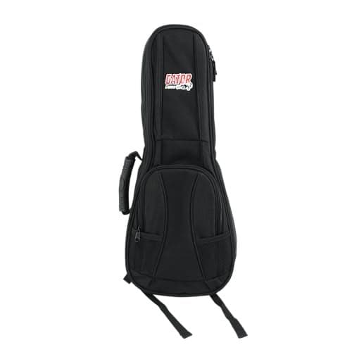 Gator Cases 4G-MiZone Series Gig Bag For Soprano Style Ukuleles with Adjustable Backpack Straps, (GB-4G-UKE-SOP)