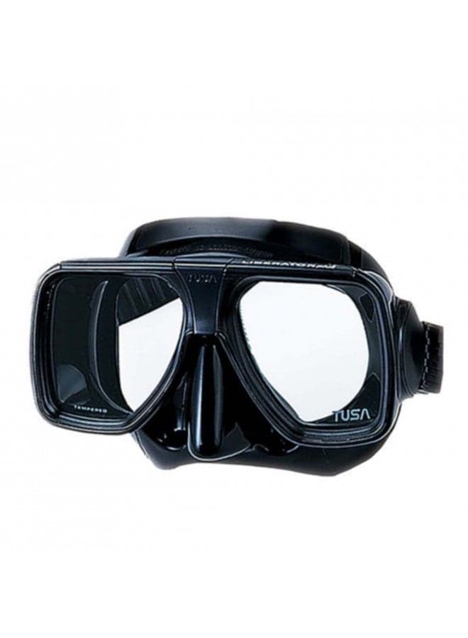 TUSA TM-5700 Liberator Plus Scuba Diving Mask, Black/Black, One Size