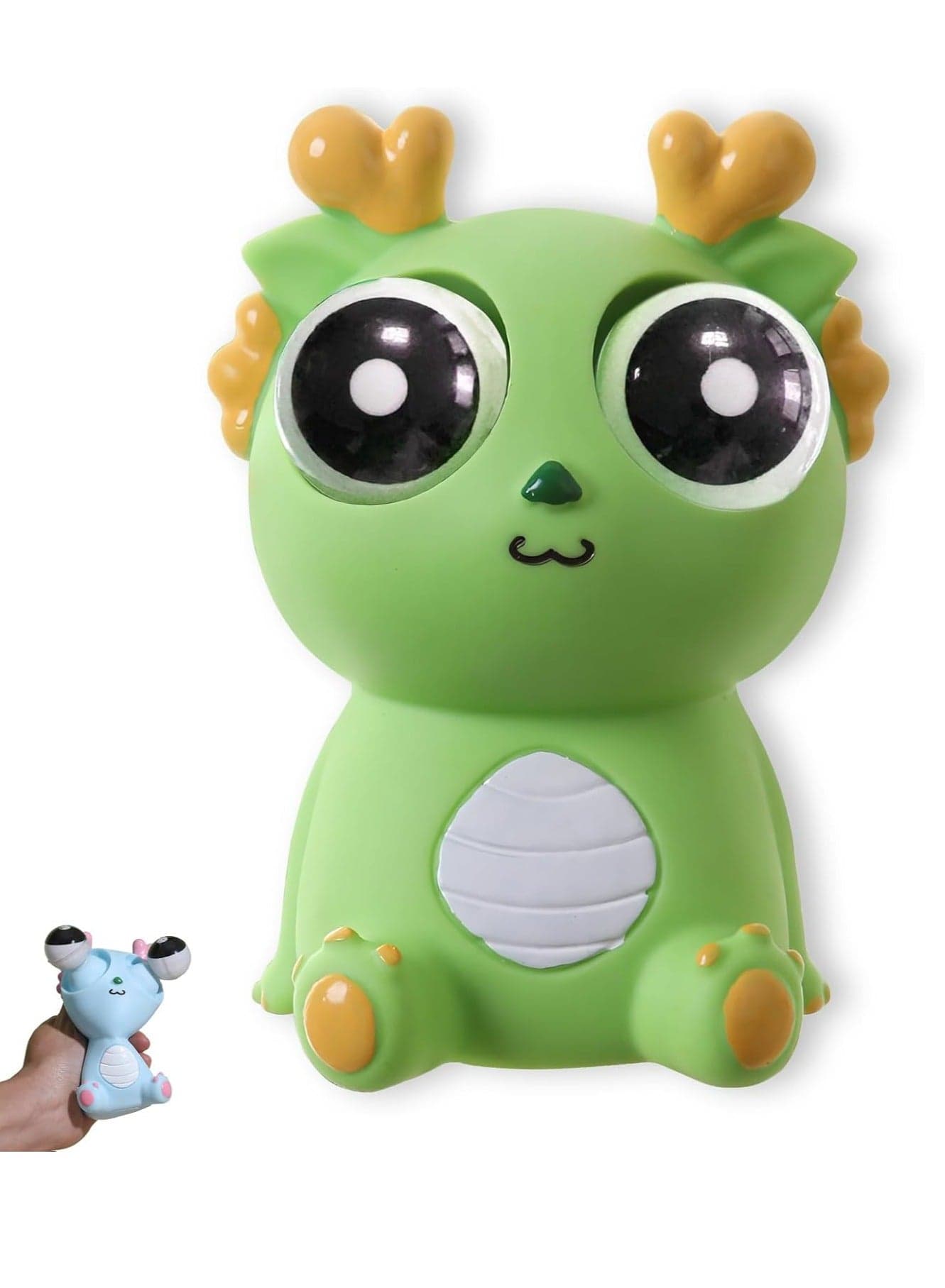 2024 Squeeze Stress Relief Toy Eye Popping Dragon Funny Eyeball Burst Toys Pop Out Eyes Toy for Birthday Gifts,Party Favors,Ideal Gift for All Occasions,Green