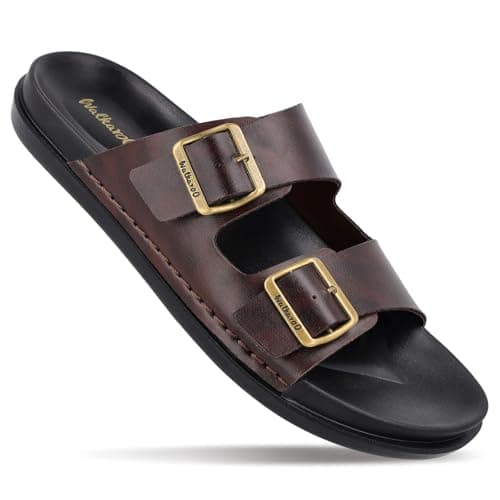 WALKAROO Comfort Sandal For Men's|CloudStep Dual-Density PU Sole – Ultimate Comfort|Stylish Casual Wear|WE1337