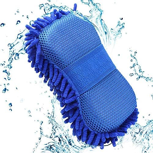 Naivete Car Styling Sponge Microfiber Washer Towel Duster for Cleaning & Detailing Automobile Window Washing Brushes