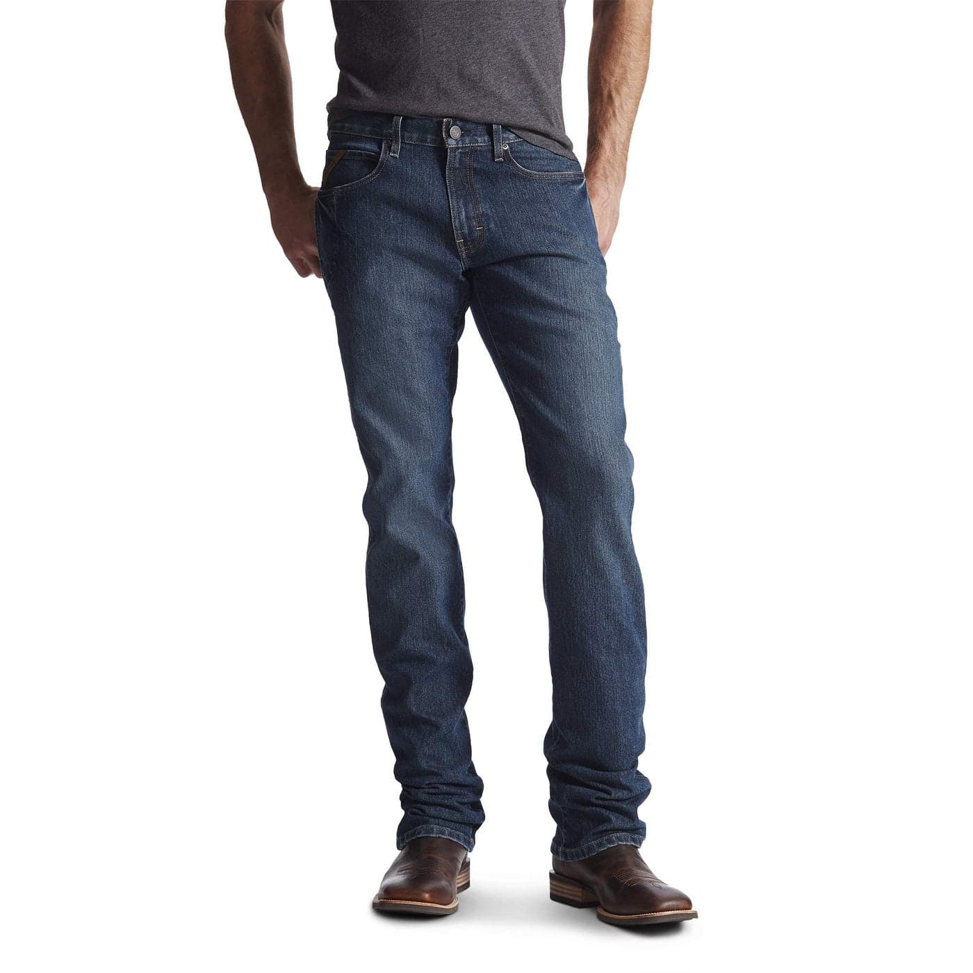 Ariat Rebar M4 Low Rise DuraStretch Boot Cut Jean Mens Work Jeans