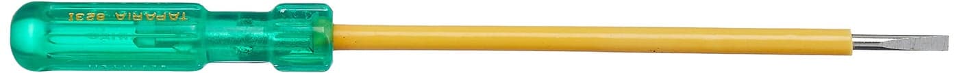 Tapria 823 I, Insulated Screwdriver with Magnetic Tip|Overall Length 230mm | Blade Length 150 mm | Tip Size 3.5 x 0.5 mm. Suitable for Home | DIY | Electricians And Professional Use