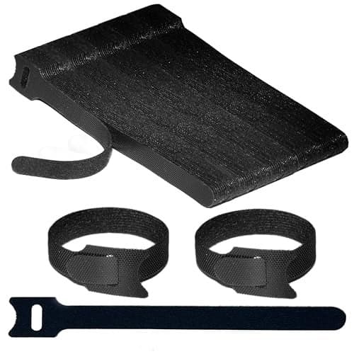 130 PCS 6 Inch Reusable Cable Ties Adjustable Cord Straps, Hook & Loop Wire Organizer for Home, Office & Electronics Cable Management