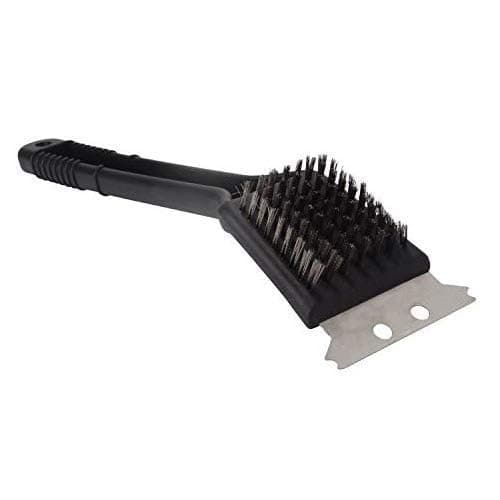 FEELING MALL BBQ Grill Cleaning Brush, Grill Cleaner, Barbecue Cleaner Brush with Stainless Steel Scrapper & Metal Bristle, Barbecue Oven Cleaner BBQ Grill Scrub Cleaner BBQ Cleaner for Grill