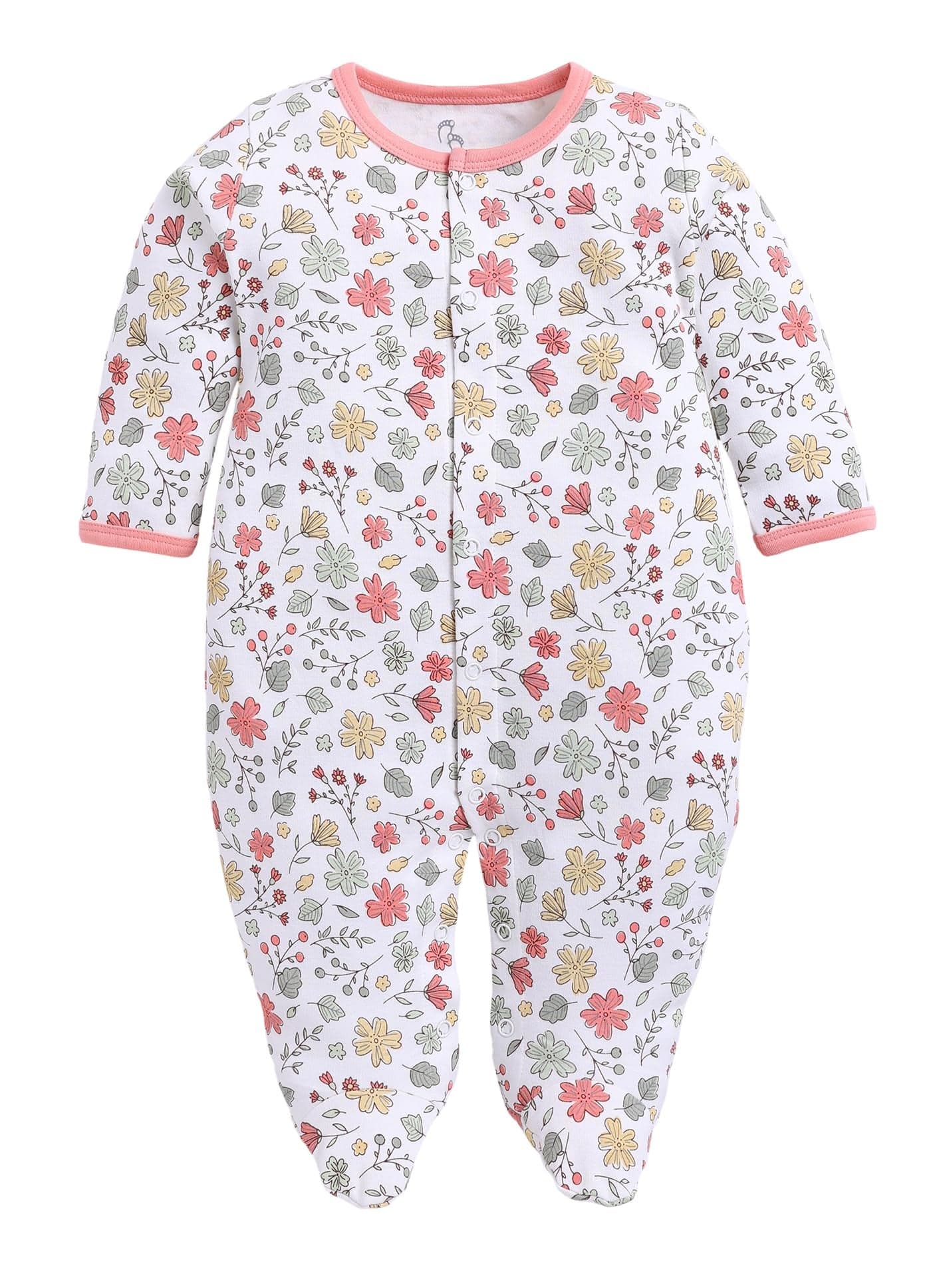 BabyGo Half Sleeve Rompers 100% Cotton Rompers for New Born Baby Girls|Daily Suits for Baby Girls| 0X3M|TEAL|Onesies| Infant Clothes | Pack of 1