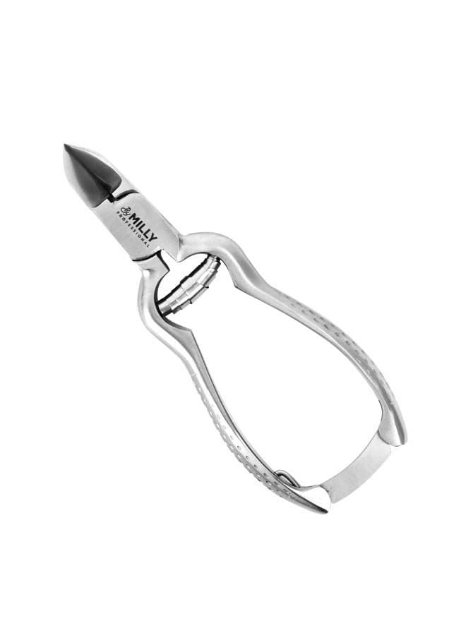 German Steel Heavy Duty Toenail Clippers for Thick Toenails | Trim Thick or Hard Toenails | Professional Nail Clippers for Seniors & Podiatrist Toenail Clippers (Silver)