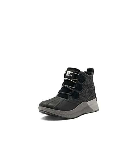 Sorel Womens Out N About III Classic Waterproof Boots Black Sea Salt Size 65