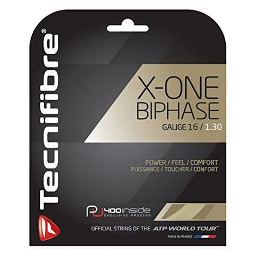 Tecnifibre X-One Biphase (16-1.30mm) String Set (Natural)