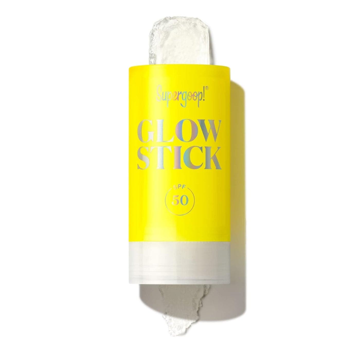 Supergoop Glow Stick 07 oz SPF 50 PA Dry Oil Sunscreen Stick for Face Body Brightens Hydrates for a Healthy Glow MessFree TravelFriendly SPF