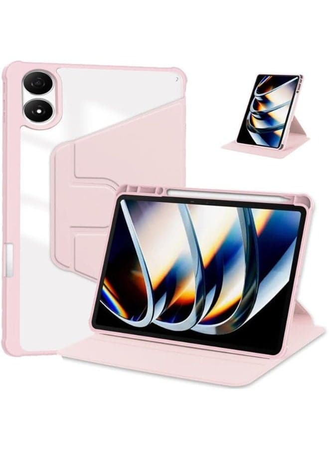 Case Compatible with Infinix Xpad 20 11 Inch 2025 Tablet, Rotating Bracket Flip Cover Intelligent Protective Cover with Pen Slot and Auto Sleep/Wake-up