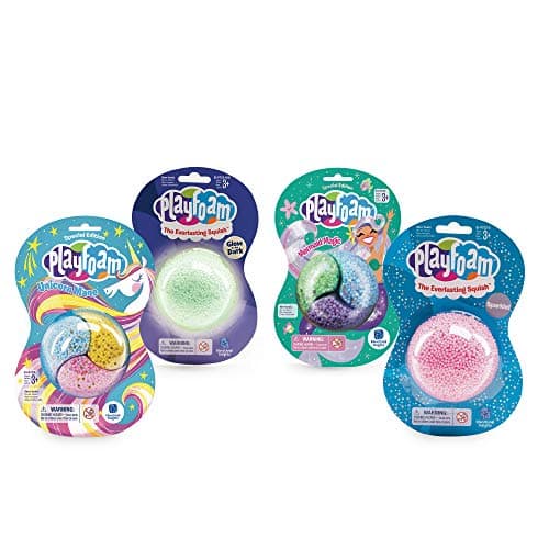 Educational Insights Jumbo Playfoam Jumbo Pods Set of 4 Special Edition Fidget Sensory Toy Easter Basket Stuffers for Boys Girls Ages 3