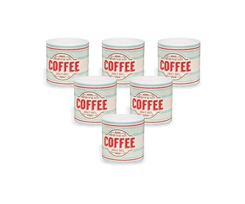 Clay Craft Stacko Hilton Ceramic Coffee Mug Set, 6-Pieces, Multicolour