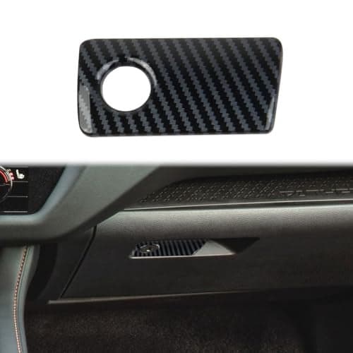 Carbon Fiber Glove Box Handle Switch Cover Trim Accessories for 2022-2025 Nissan Pathfinder