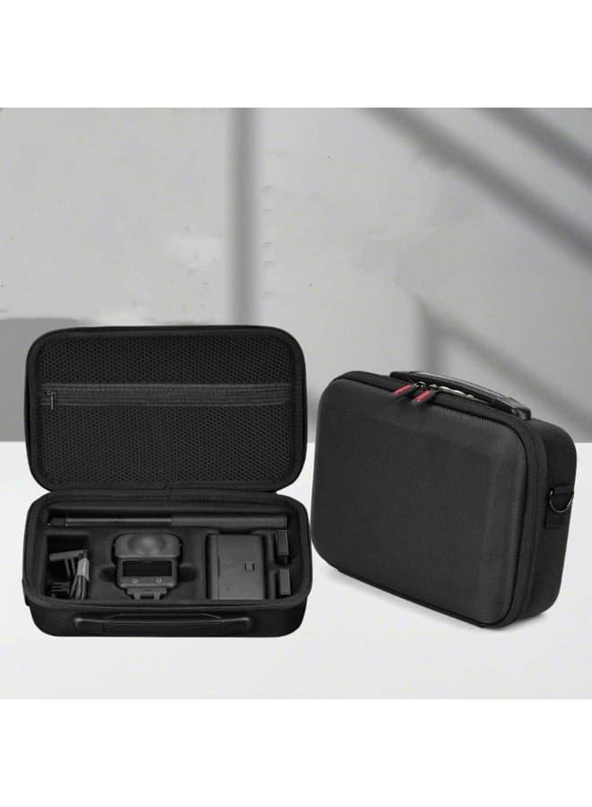 Carrying Case for DJI OSMO 360, with Carry Handle and Adjustable Shoulder Strap PU Leather Portable Compact Storage Bag for DJI OSMO 360 Protective Case Accessories