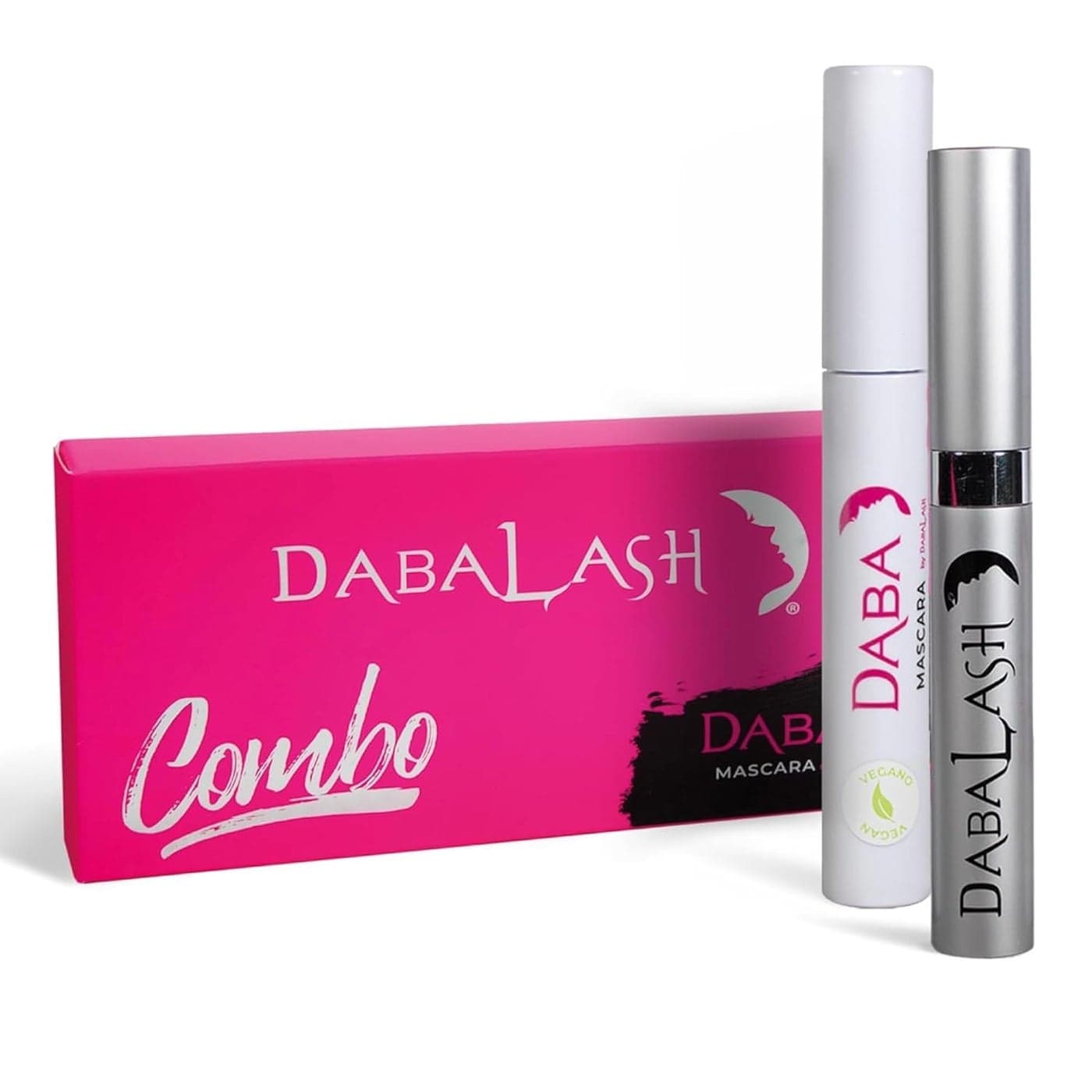 DABALASH Vegan Combo Professional Eyelash Brow Growth Serum Gentle Vegan Mascara Promotes the Appearance of Naturally Longer Fuller Thicker Lashes Brows 018 oz 03 oz
