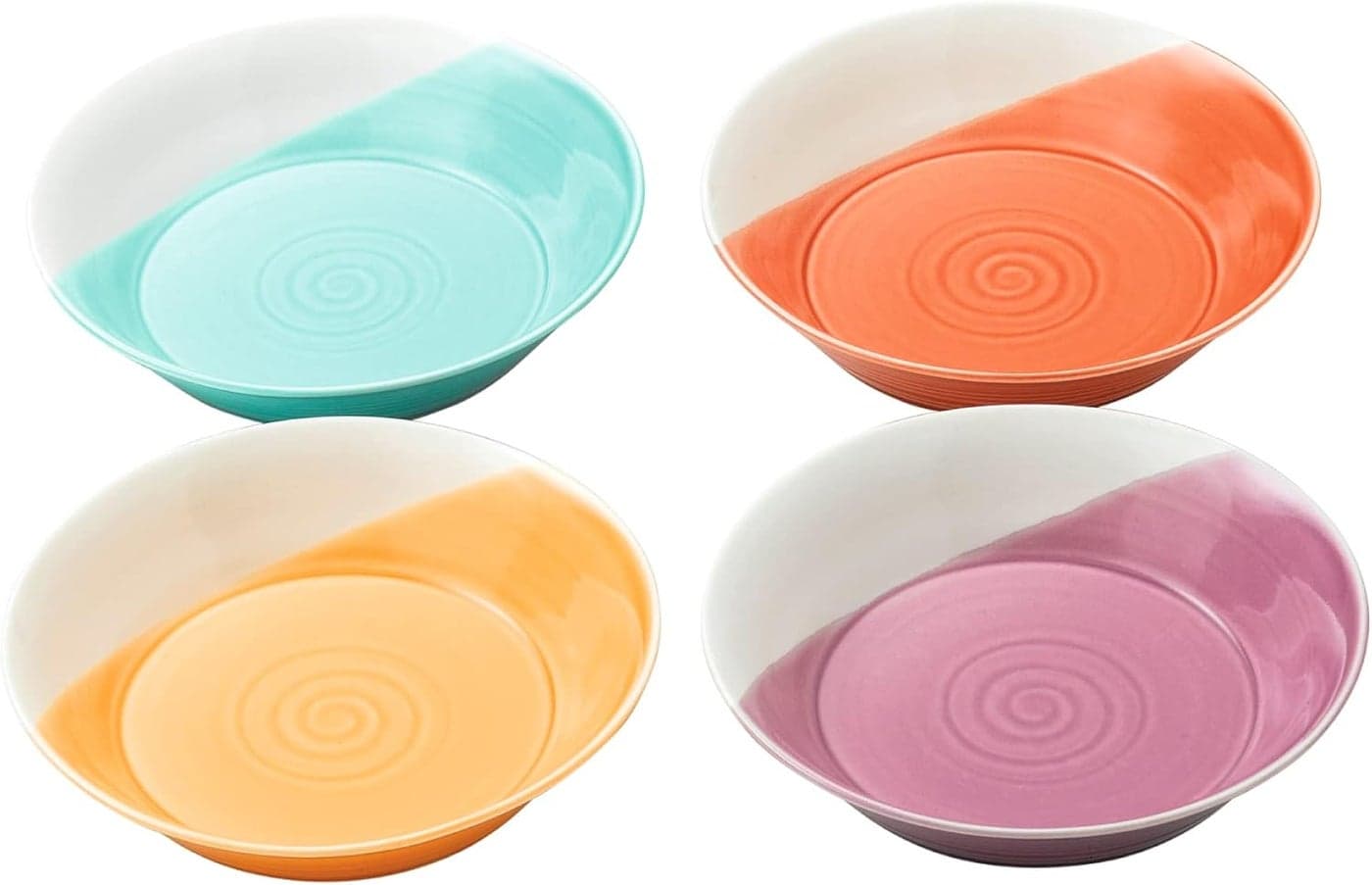 Royal Doulton 1815 Mixed Patterns Pasta Bowl 91 Bright Colors Set of 4